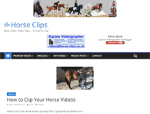 Tablet Screenshot of horse-clips.co.uk